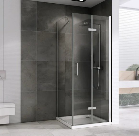 Душевое ограждение Abber двухстенное AG08080P-S81, 800х1950 мм купить,NaN