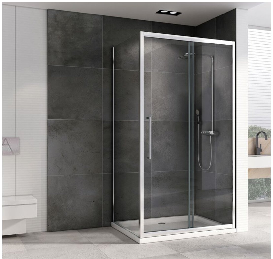 Душевое ограждение Abber двухстенное AG30140H-S60, 600х1950 мм купить,0