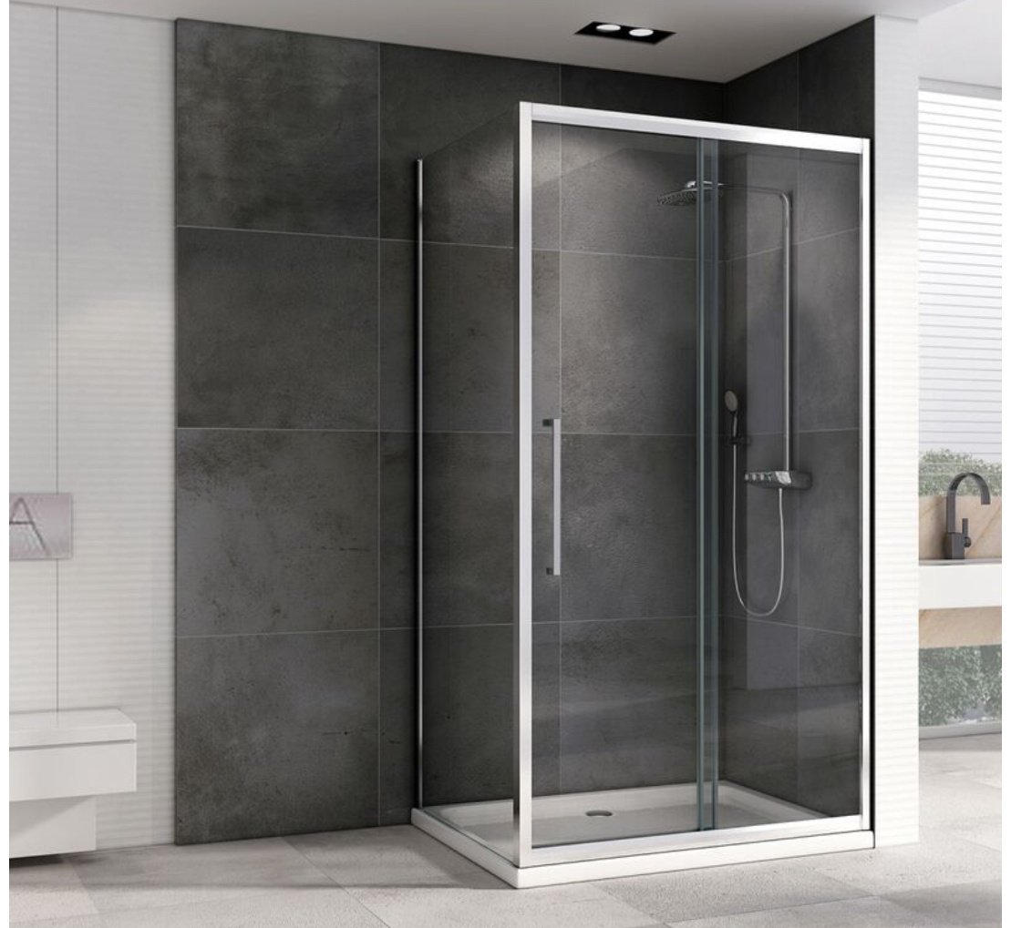 Душевое ограждение Abber двухстенное AG30110H-S50, 1100х1950 мм купить,NaN