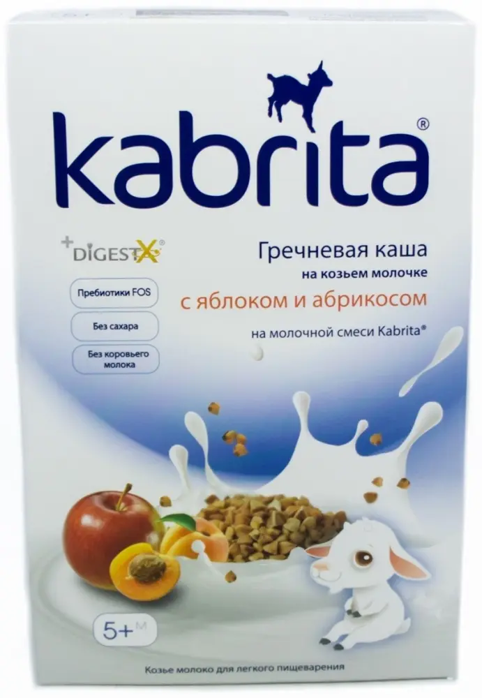 Детская каша Kabrita Гречневая Яблоко-абрикос 180 гр - ForteMarket Детская каша Kabrita Гречневая Яблоко-абрикос 180 гр купить,4072