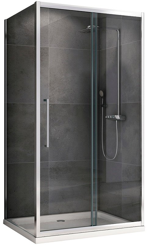 Душевое ограждение Abber двухстенное AG30140H-S90 , 1400х1950 мм