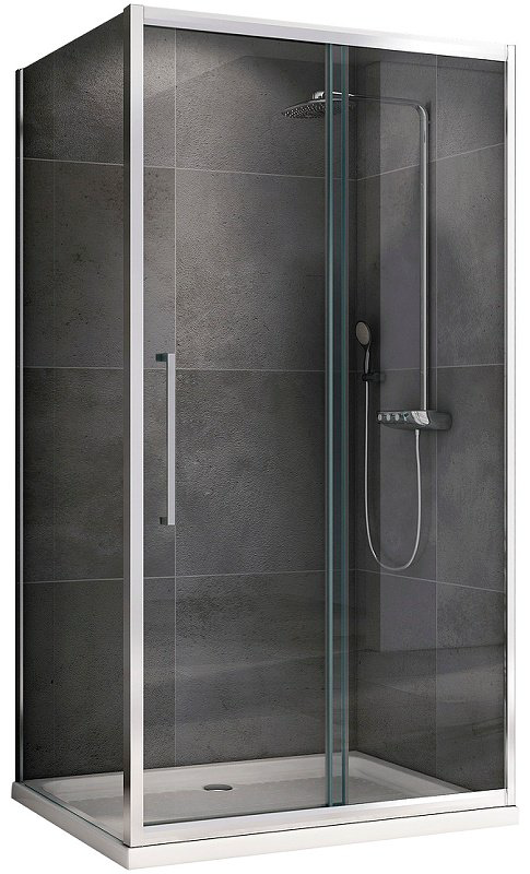 Душевое ограждение Abber двухстенное AG30140H-S90 , 1400х1950 мм купить,NaN