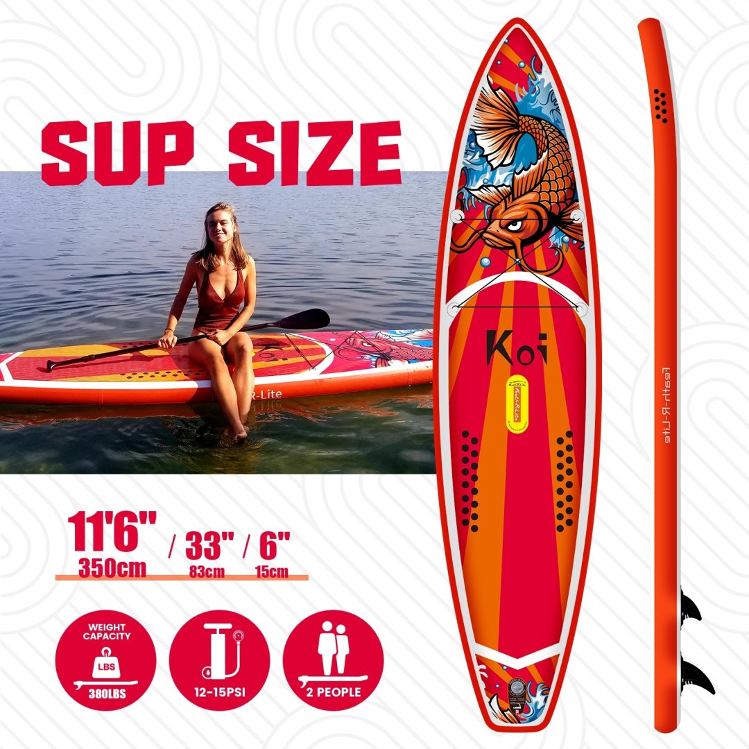 Доска Funwater SUPFR01E 2024 350 красный, мультиколор купить,0