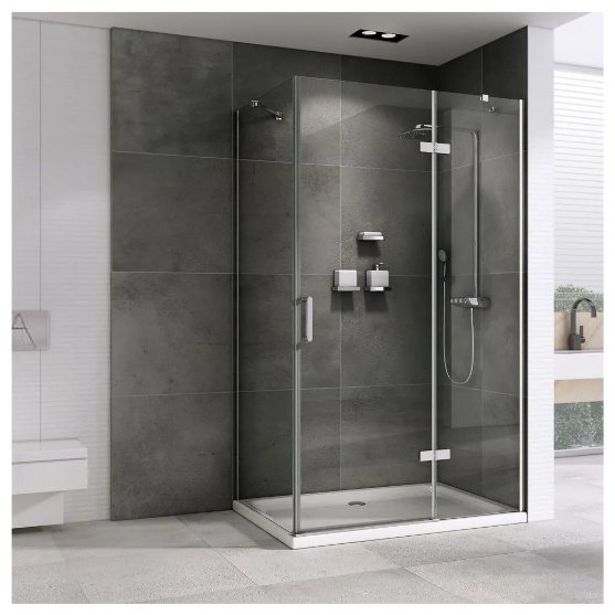 Душевое ограждение Abber двухстенное AG08100-S101, 1000х1950 мм купить,0