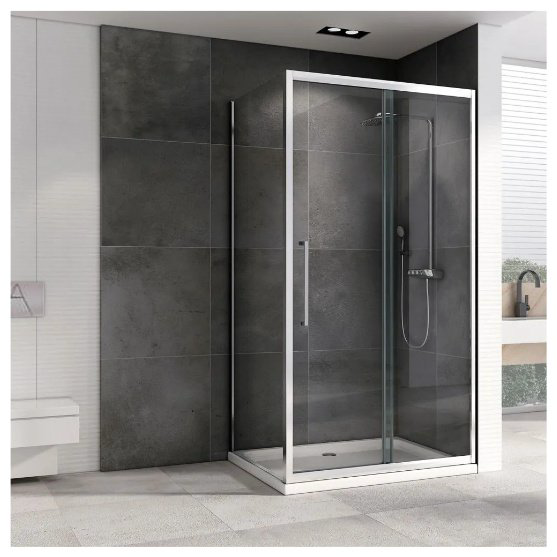 Душевое ограждение Abber двухстенное AG30110H-S90, 900х1950 мм купить,NaN