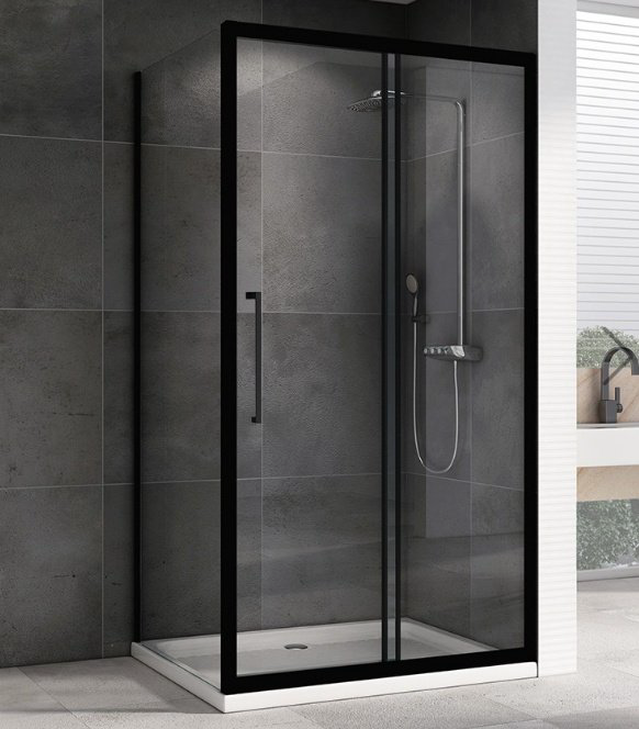 Душевое ограждение Abber двухстенное AG30100BH-S80B, 800х1950 мм купить,NaN