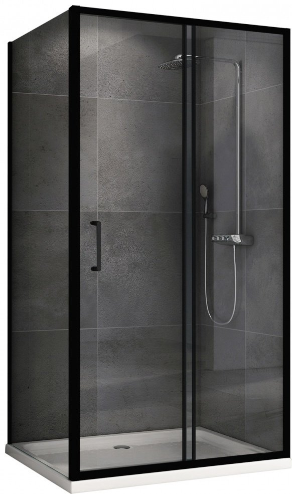 Душевое ограждение Abber двухстенное AG30120B5-S70B5, 1200х700х1900 мм