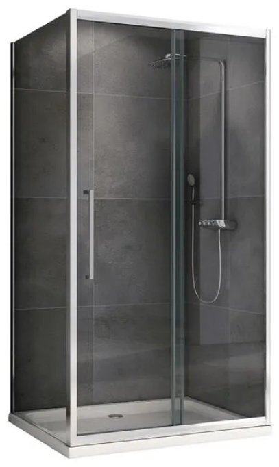 Душевое ограждение Abber двухстенное AG30100H-S100, 1000х1950 мм купить,NaN
