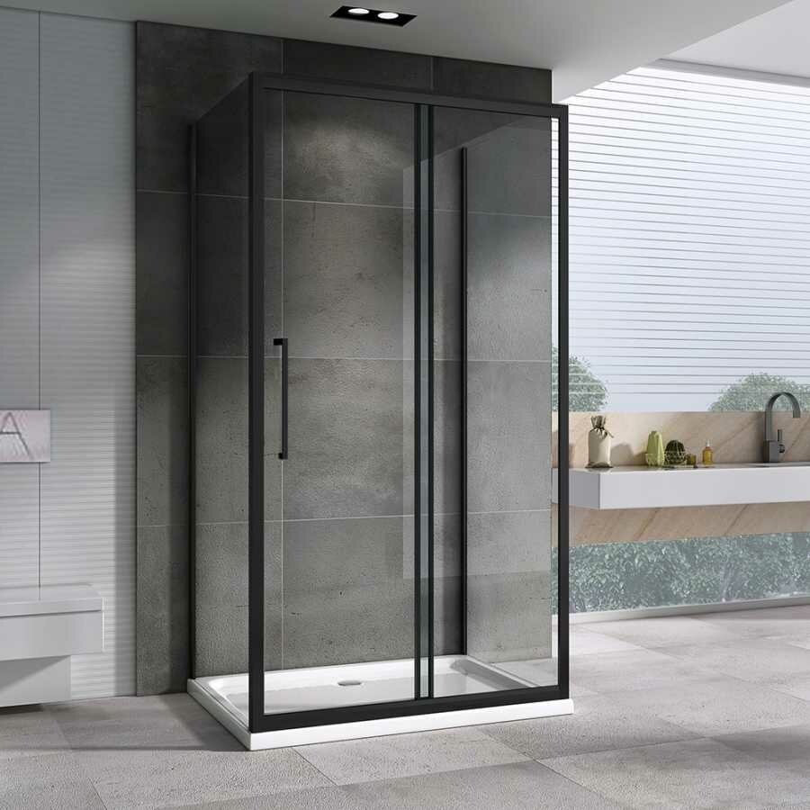 Душевое ограждение Abber двухстенное AG30120BH-S80B-S80B , 1200х1950 мм купить,NaN
