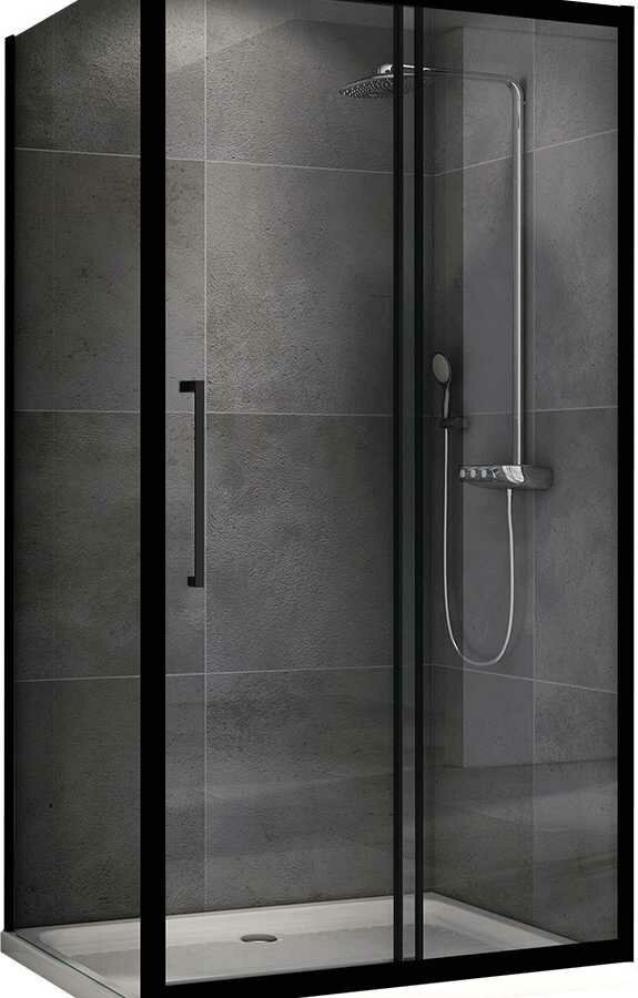 Душевое ограждение Abber двухстенное AG30120BH-S90B-S90B , 1200х1950 мм купить,NaN