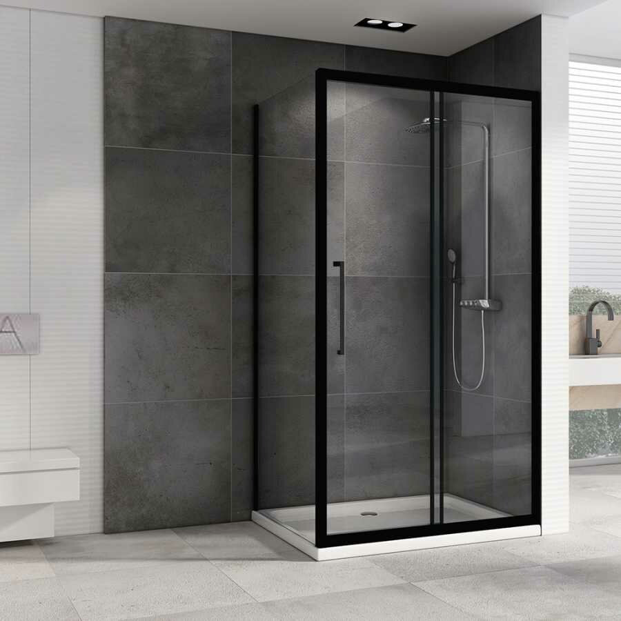 Душевое ограждение Abber двухстенное AG30120BH-S90B-S90B , 1200х1950 мм купить,NaN