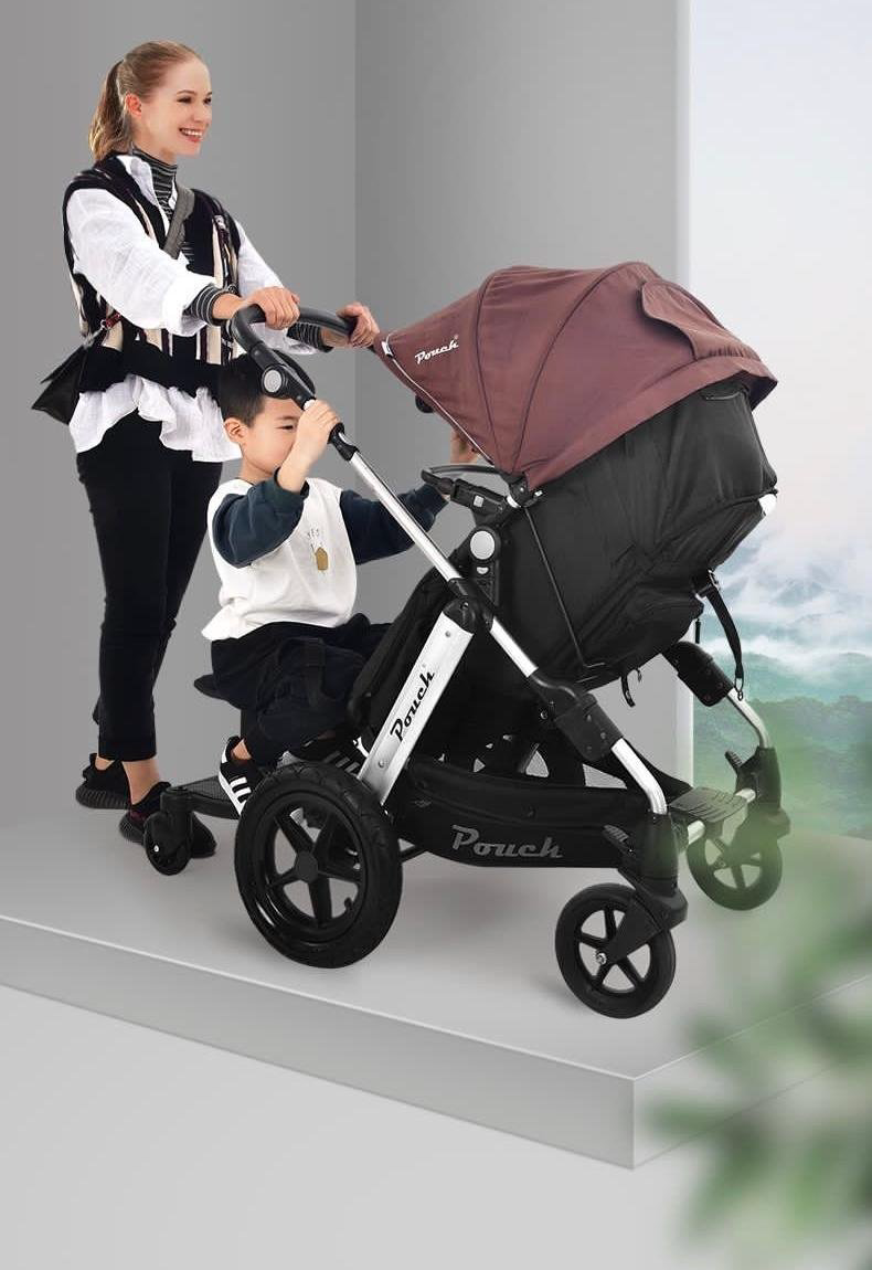 Подножка для второго ребенка для коляски Babysit черный купить,NaN