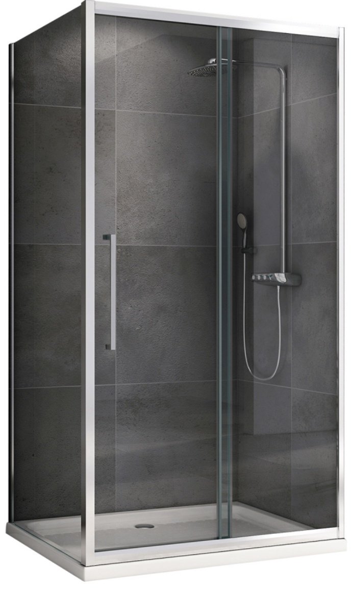 Душевое ограждение Abber двухстенное AG30100H-S80, 800х1950 мм купить,NaN