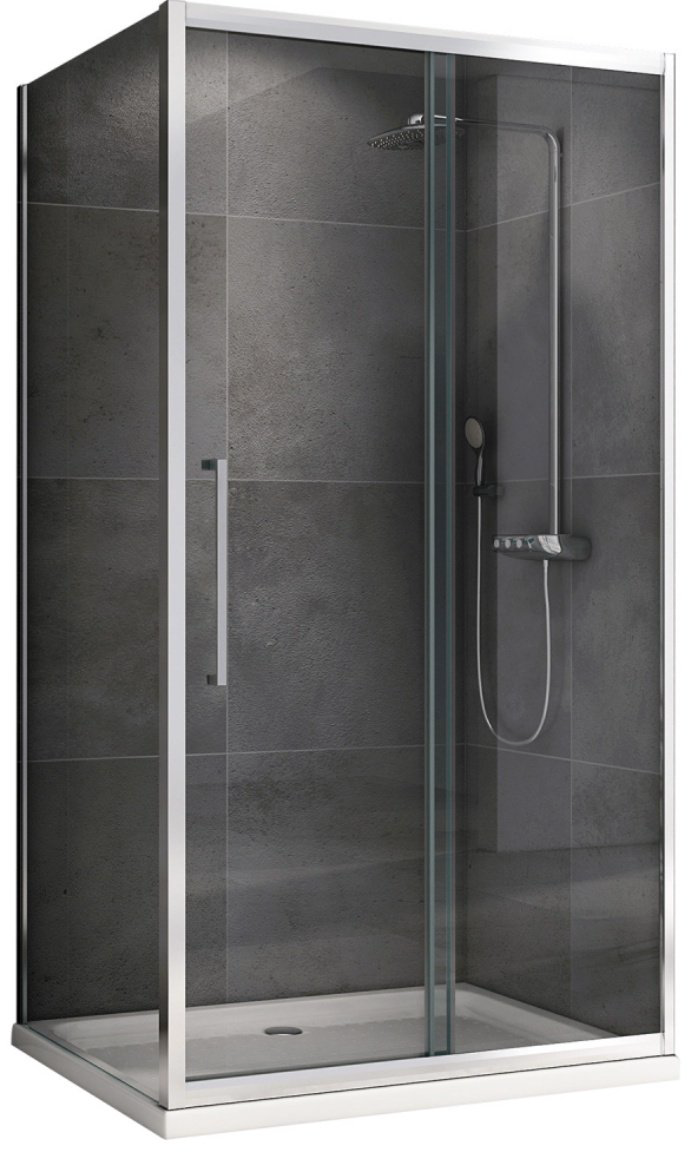 Душевое ограждение Abber двухстенное AG30100H-S80, 800х1950 мм купить,NaN