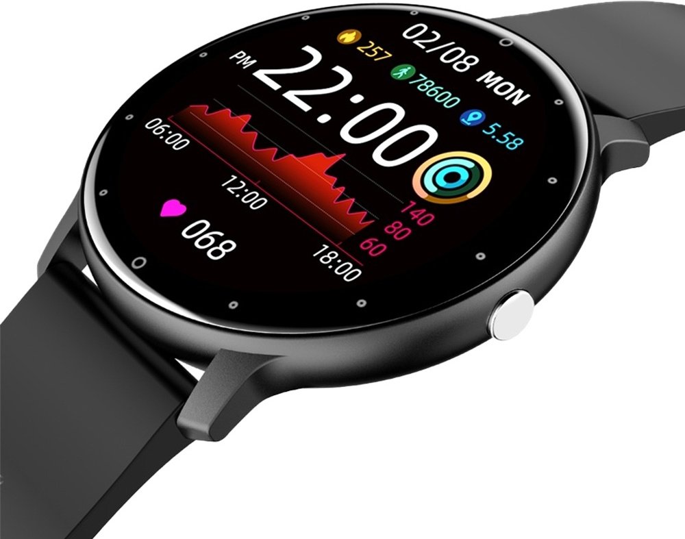 Смарт-часы Modfit ZL02 40 мм черный-черный - ForteMarket Смарт-часы Modfit ZL02 40 мм черный-черный купить,0