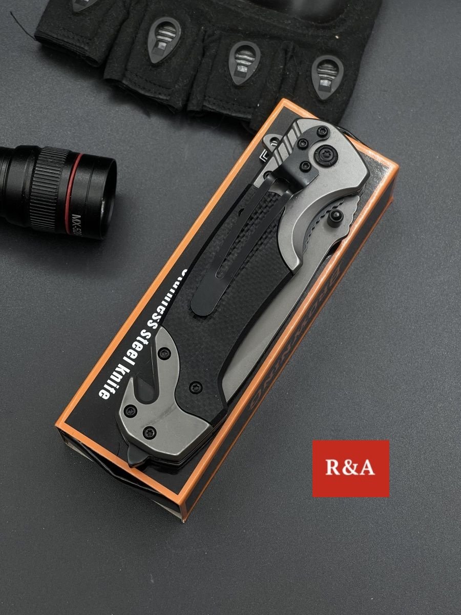 Нож R&amp;A Нож складной туристический Браунинг Browning RA-TN52 черный