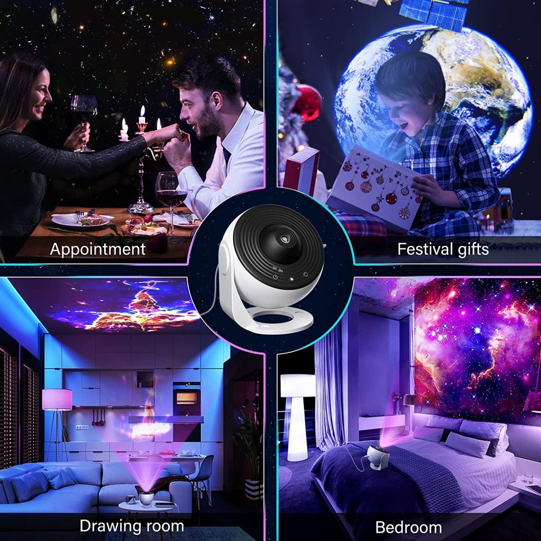 Ночник-проектор Bl-Dy02, пластик - ForteMarket Ночник-проектор Bl-Dy02, пластик купить,0