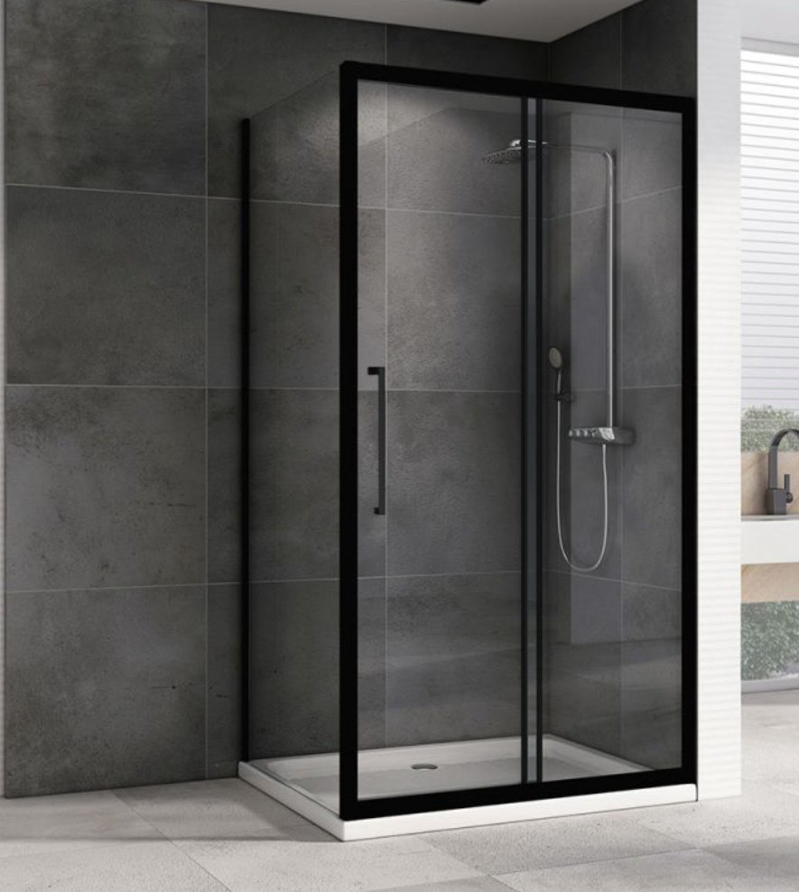 Душевое ограждение Abber двухстенное AG30130BH-S100B, 1000х1950 мм купить,NaN