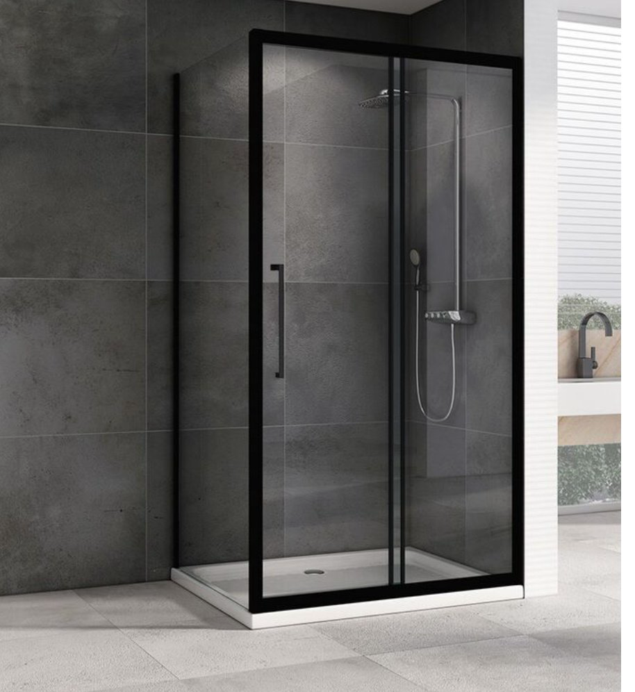 Душевое ограждение Abber двухстенное AG30130BH-S60B, 1300х1950 мм купить,NaN