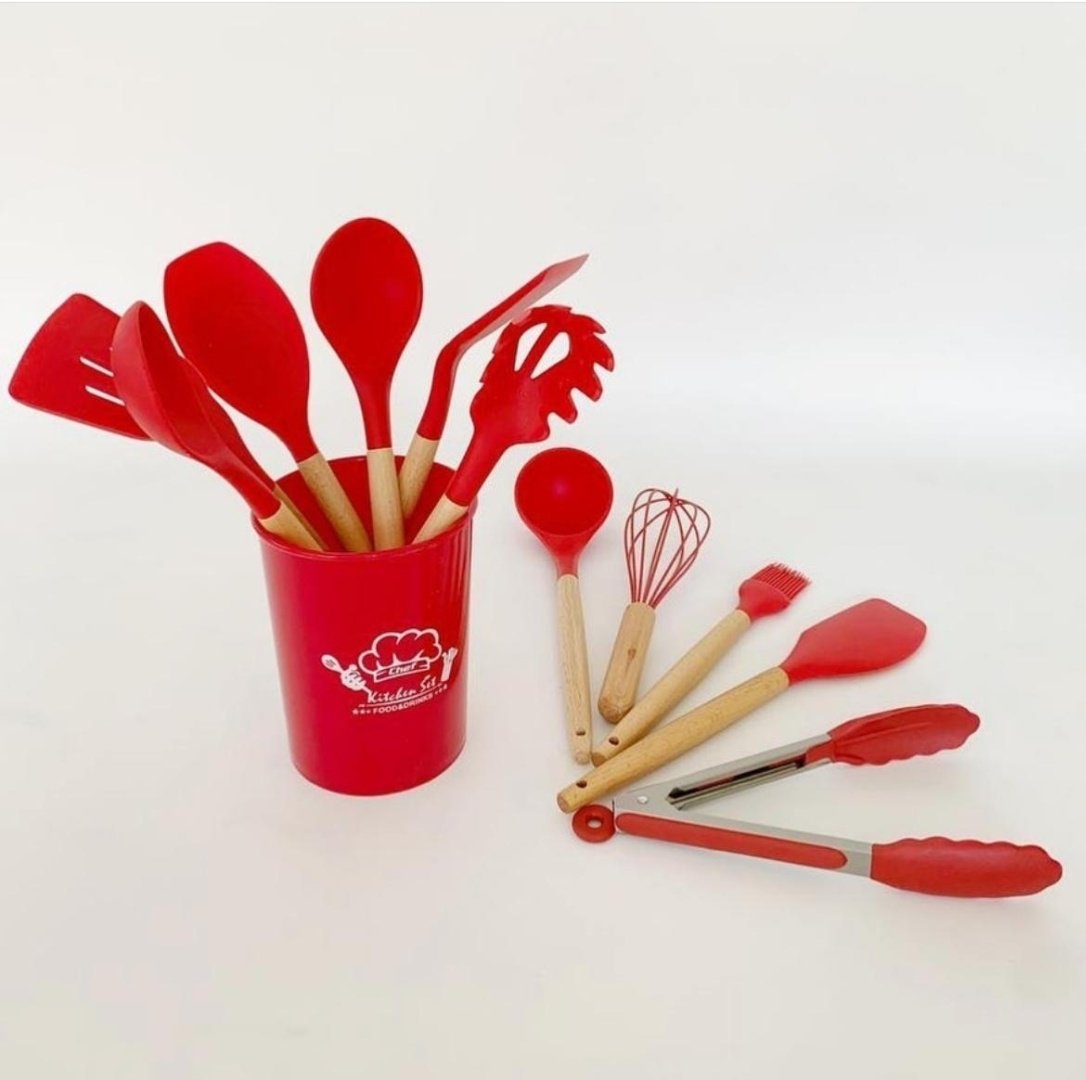 Набор кухонных инструментов Kitchen силикон, 11 шт