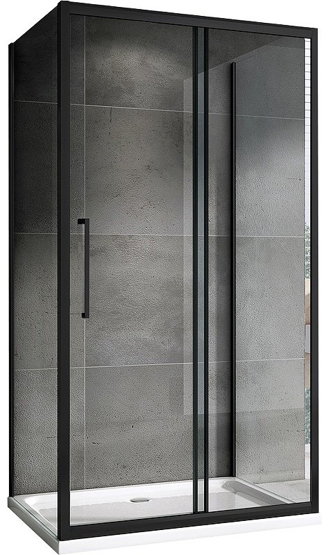 Душевое ограждение Abber двухстенное AG30130BH-S80B , 1300х1950 мм купить,NaN