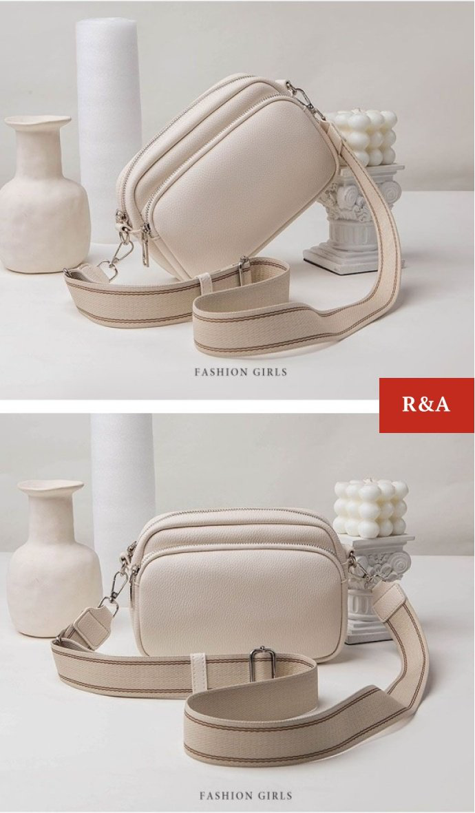 Сумка кросс-боди R&amp;A искусственная кожа белый купить,NaN