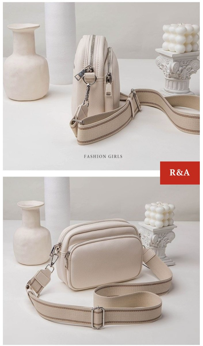 Сумка кросс-боди R&amp;A искусственная кожа белый купить,NaN