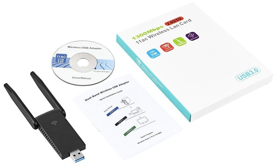 Wi-Fi адаптер Wifi1300 купить,0