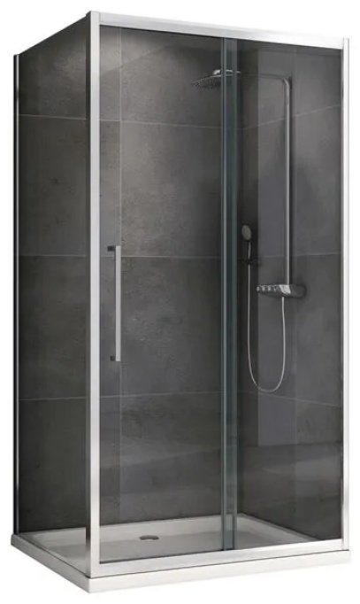 Душевое ограждение Abber двухстенное AG30130H-S100, 1000х1950 мм купить,NaN