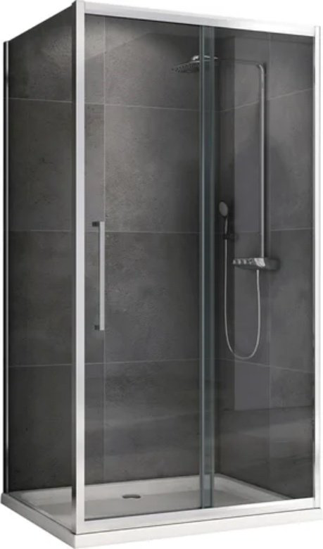 Душевое ограждение Abber двухстенное AG30130H-S50, 1300х1950 мм