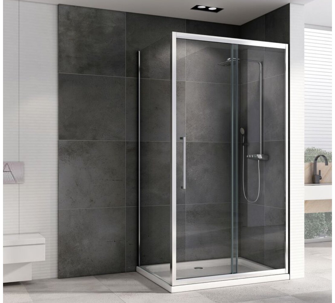 Душевое ограждение Abber двухстенное AG30130H-S60, 600х1950 мм - ForteMarket Душевое ограждение Abber двухстенное AG30130H-S60, 600х1950 мм купить,0
