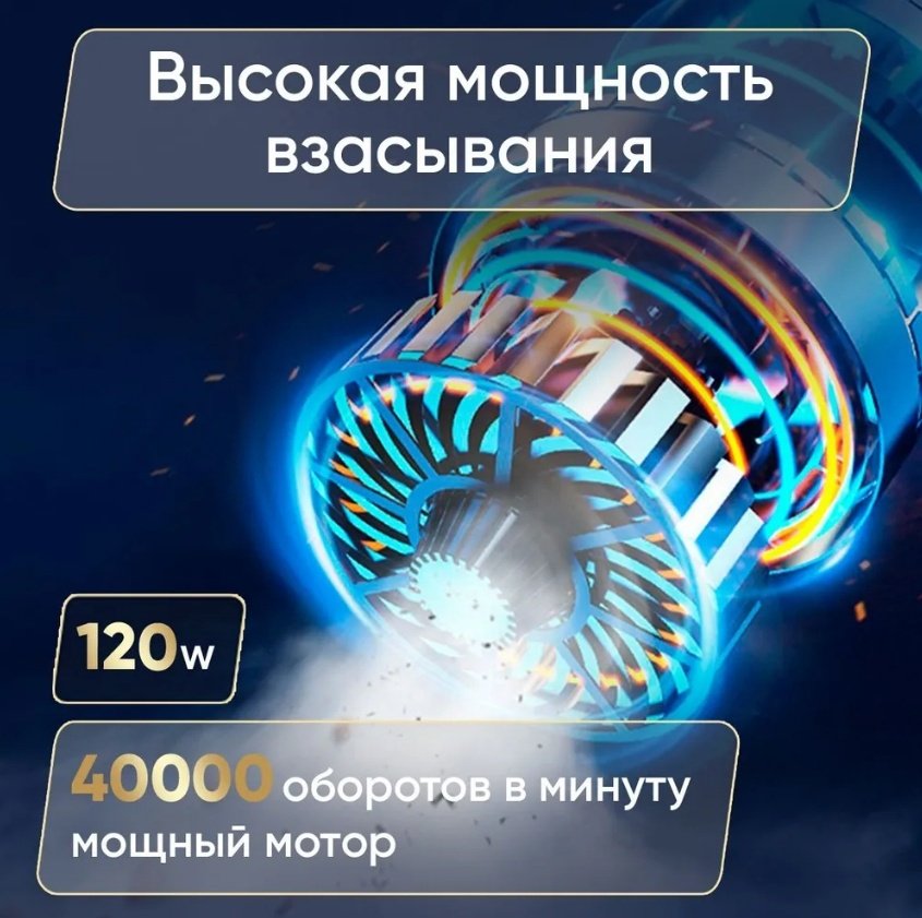 FELFRI Пылесос для автомобиля беспроводной мощный FELFRI 2009 0.5 л черный купить,0