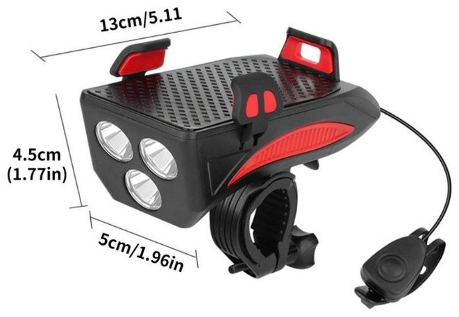 Фонарь 4000mah красный купить,NaN