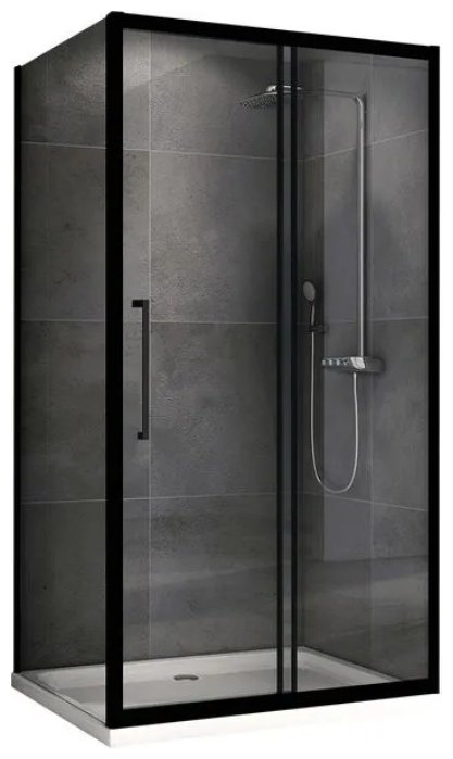 Душевое ограждение Abber двухстенное AG30150BH-S80B, 800х1950 мм