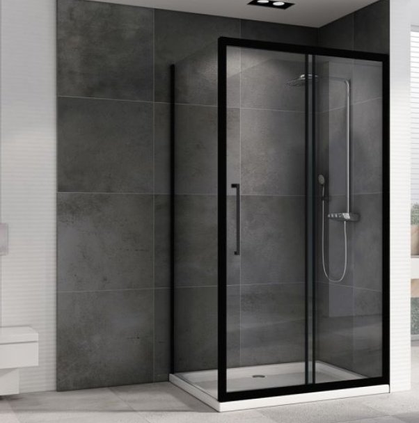 Душевое ограждение Abber двухстенное AG30150BH-S80B, 800х1950 мм купить,0
