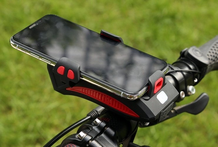 Фонарь 4000mah красный купить,0
