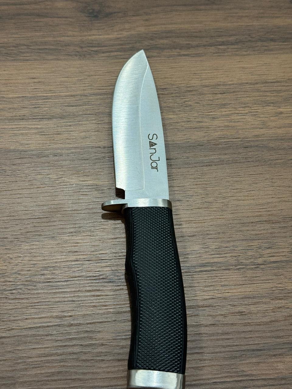 Нож SanJar knife 01 черный, серебристый