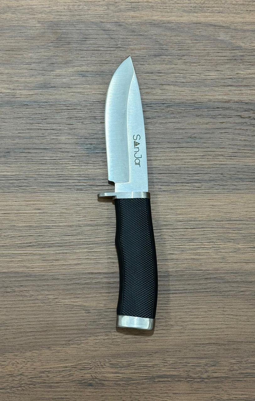Нож SanJar knife 01 черный, серебристый