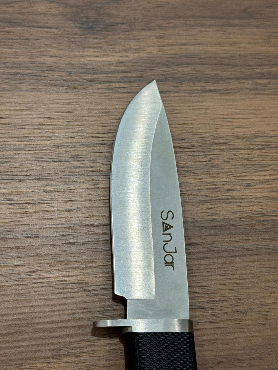 Нож SanJar knife 01 черный, серебристый купить,NaN