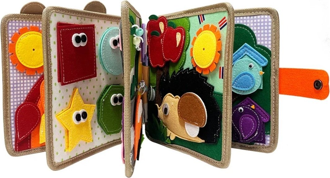 Книжка-игрушка Kinda Book жирафик