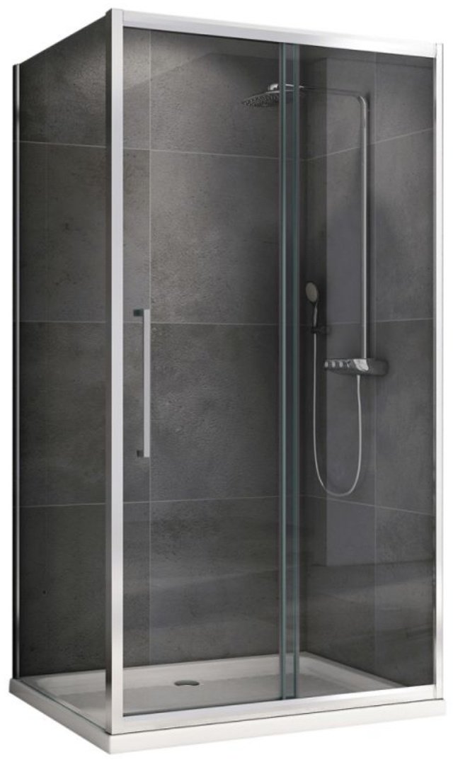 Душевое ограждение Abber двухстенное AG30150H-S100, 1000х1950 мм
