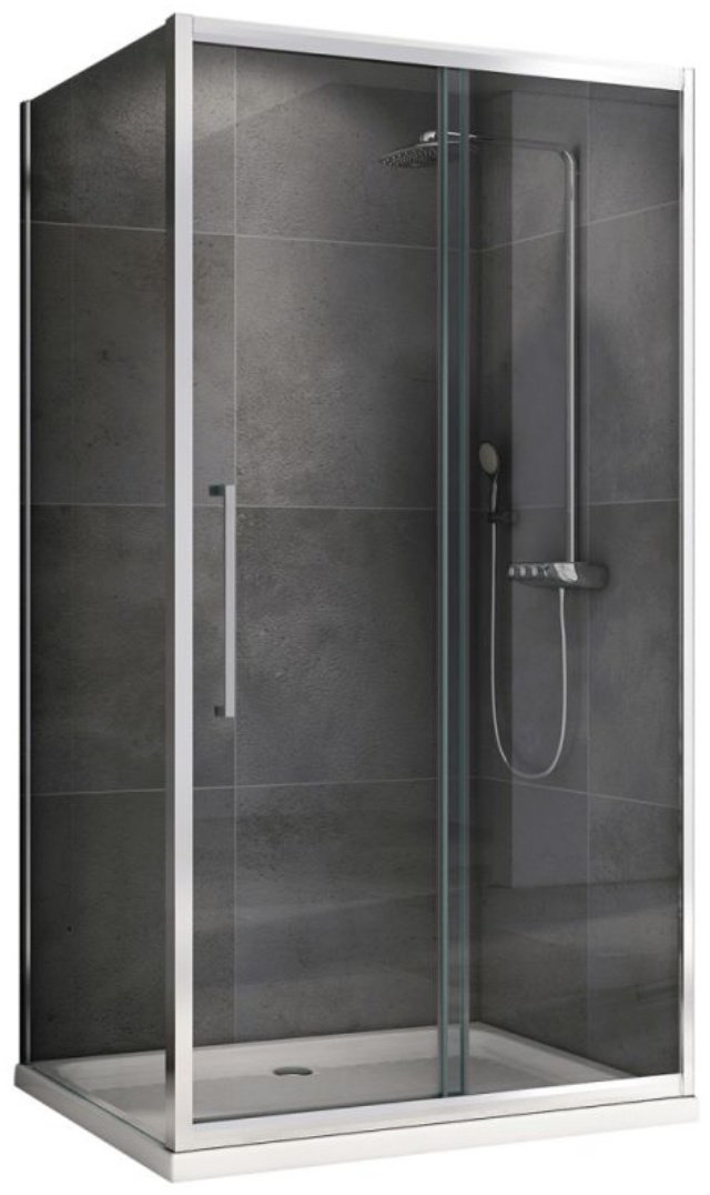 Душевое ограждение Abber двухстенное AG30150H-S100, 1000х1950 мм