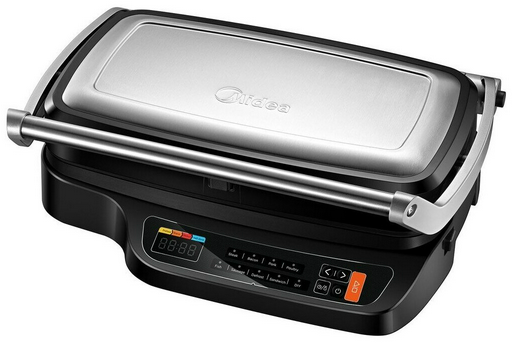 Гриль Midea MGR-4500 черно-серебристая