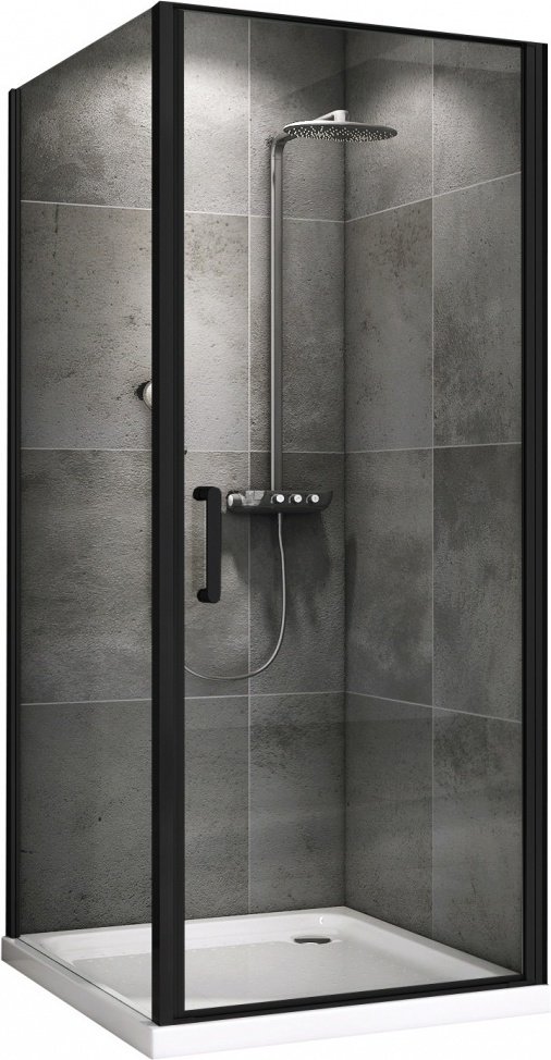 Душевое ограждение Abber двухстенное Sonnenstrand AG04090B-S70B, 900х700х1950 мм
