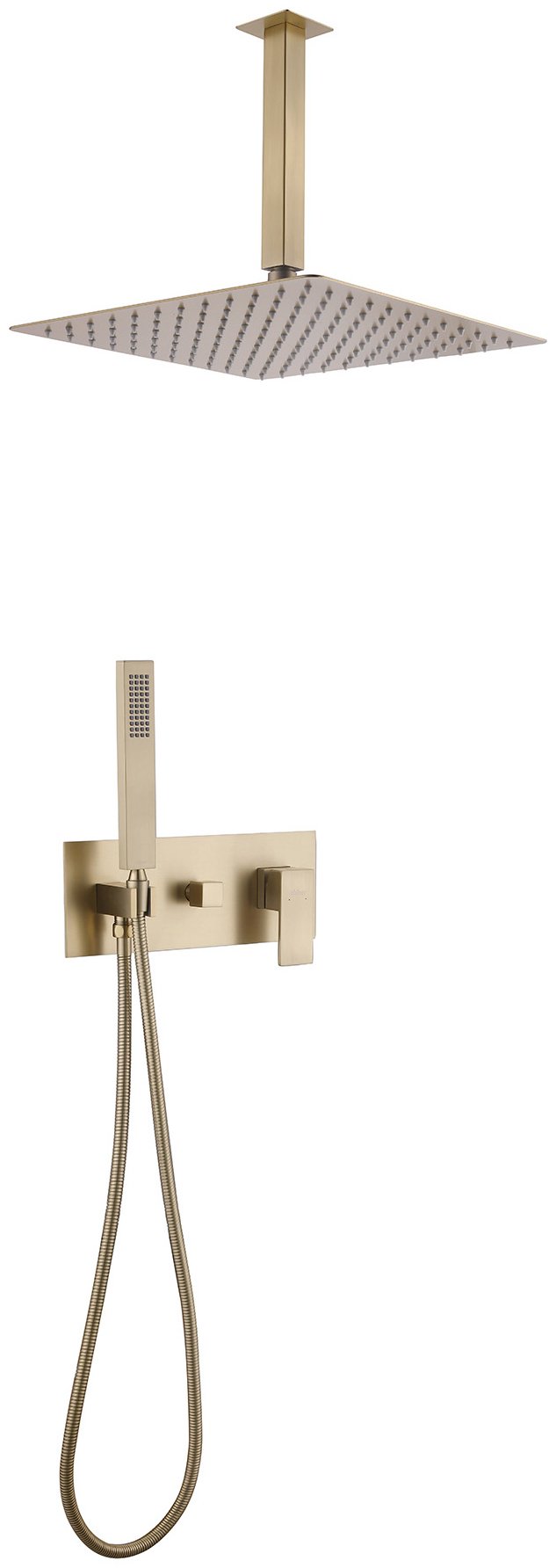 Душевая система Abber Daheim AF8221G золотой сатин