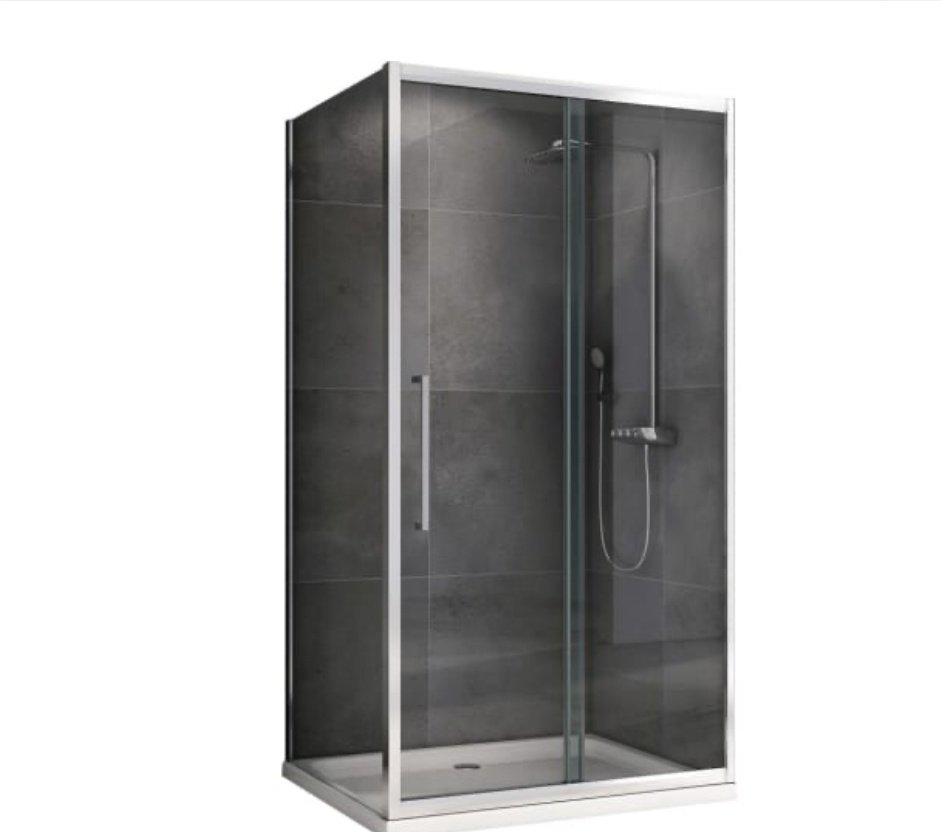 Душевое ограждение Abber трехстенное AG30120H-S50, 1200х1950 мм купить,NaN