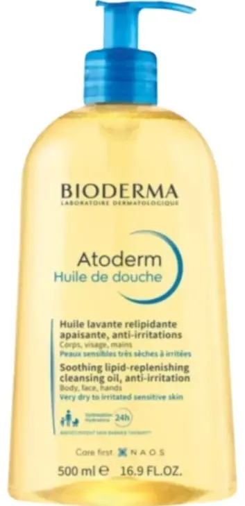 Bioderma Atoderm Huile De Douche Масло косметическое для душа 500 ml масло 500 мл купить,NaN