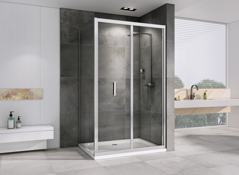 Душевое ограждение Abber двухстенное Sonnenstrand AG07110-S80, 1100х800х1950 мм купить,NaN