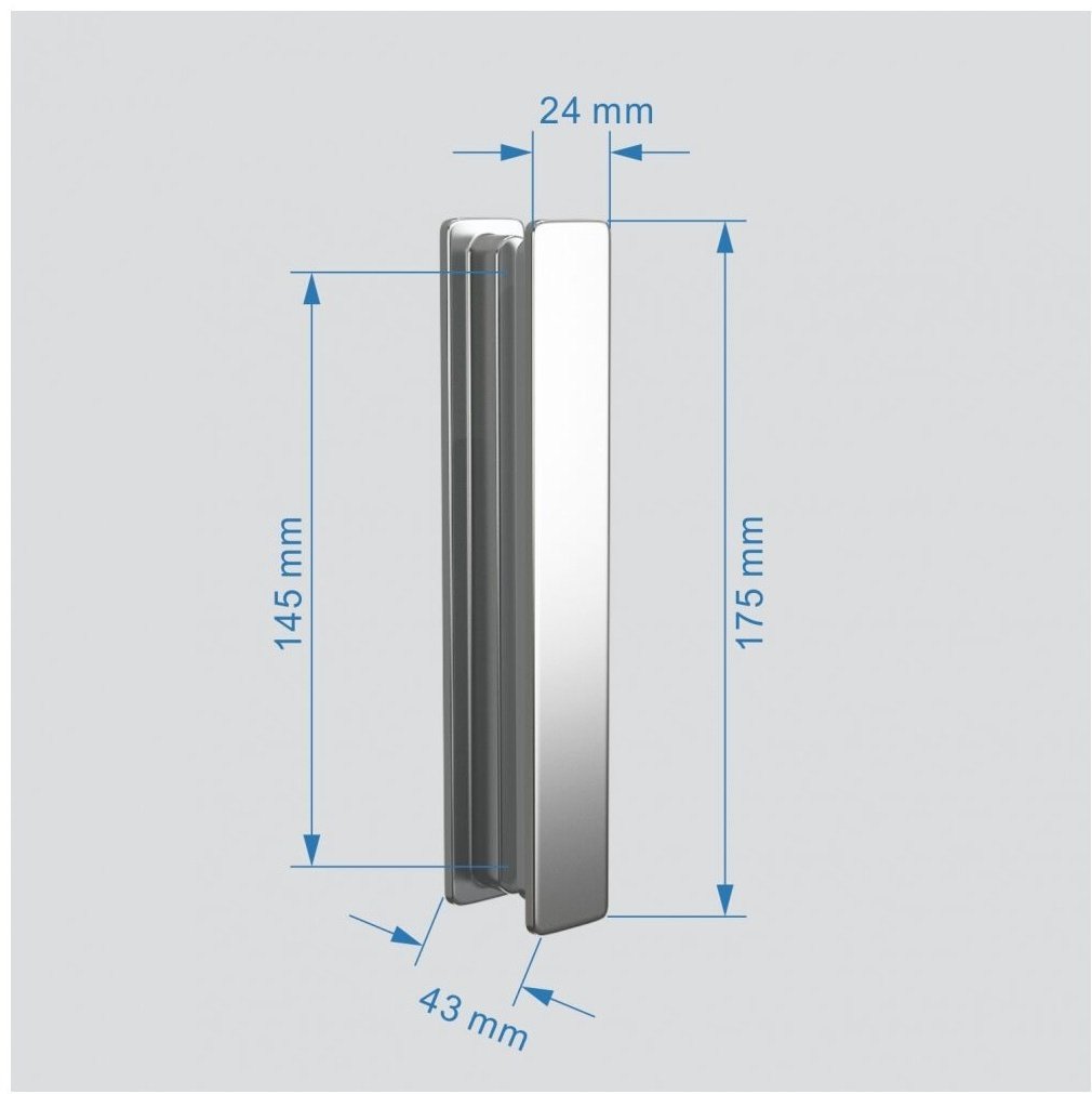 Душевое ограждение Abber двухстенное Sonnenstrand AG07110-S80, 1100х800х1950 мм купить,NaN