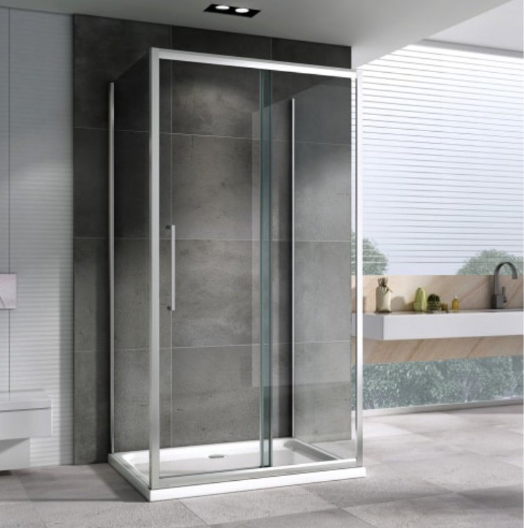 Душевое ограждение Abber трехстенное AG30120H-S50-S50, 1200х1950 мм купить,NaN